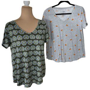 2 Sonoma The Everyday Tee T-Shirt Graphic Print Size L Large